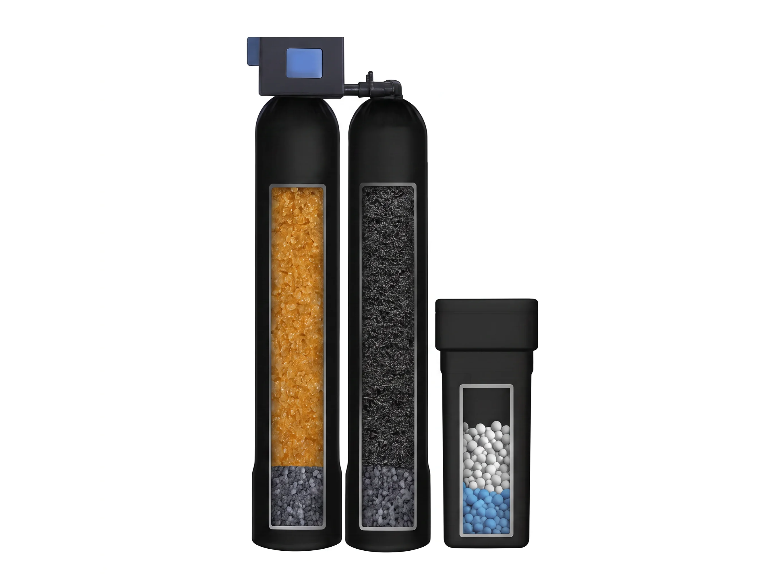 A whole-home city-water treatment system for an Edina home